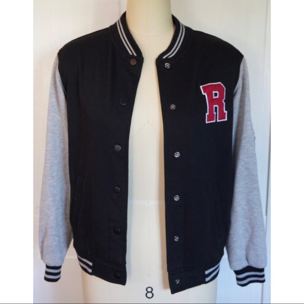 Cotton On Black Varsity Jacket